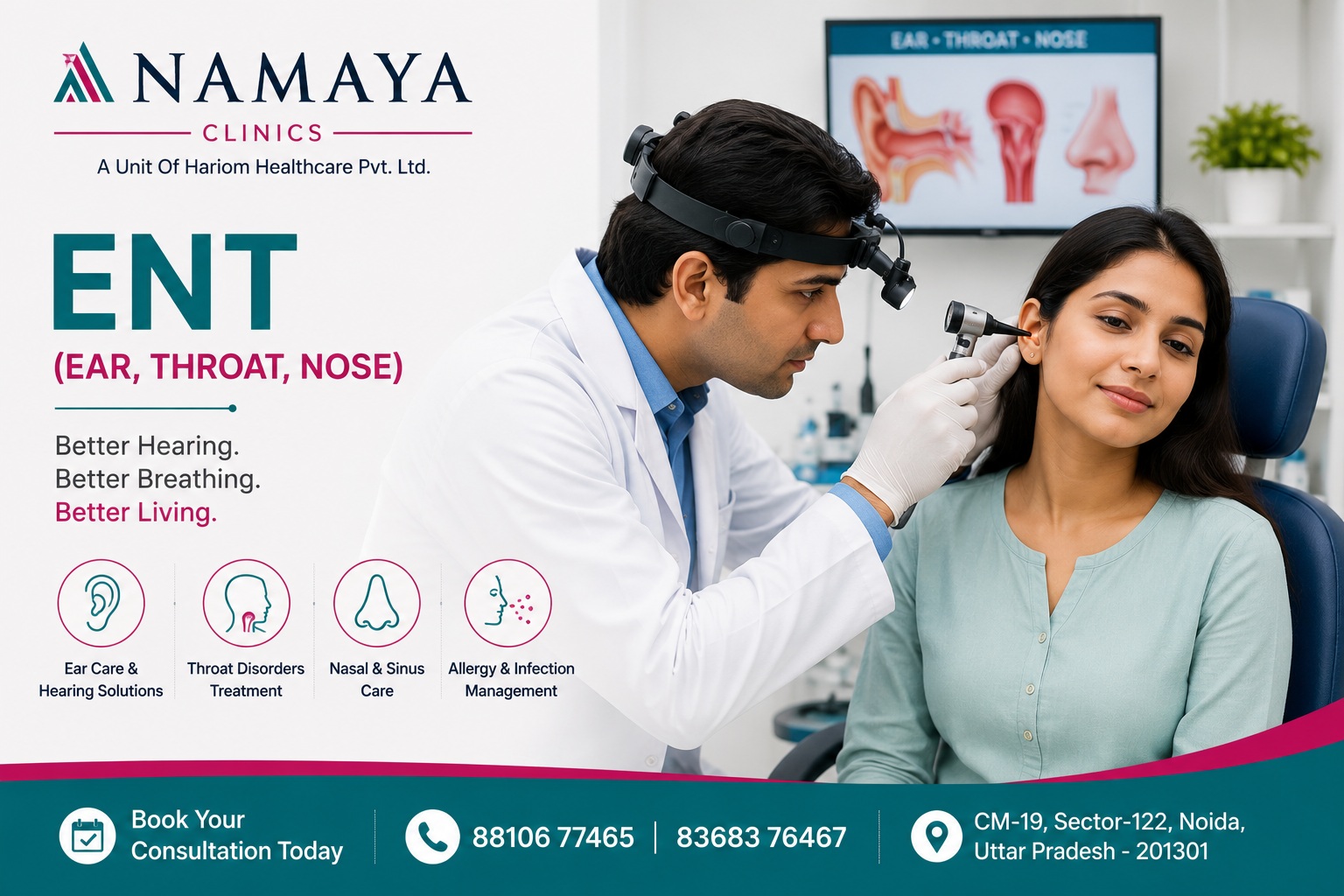 Anamaya Clinics ENT promotional banner