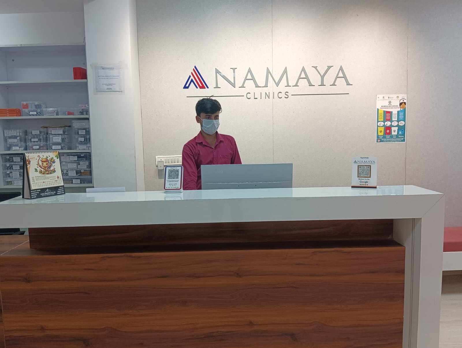 Anamaya Clinics reception